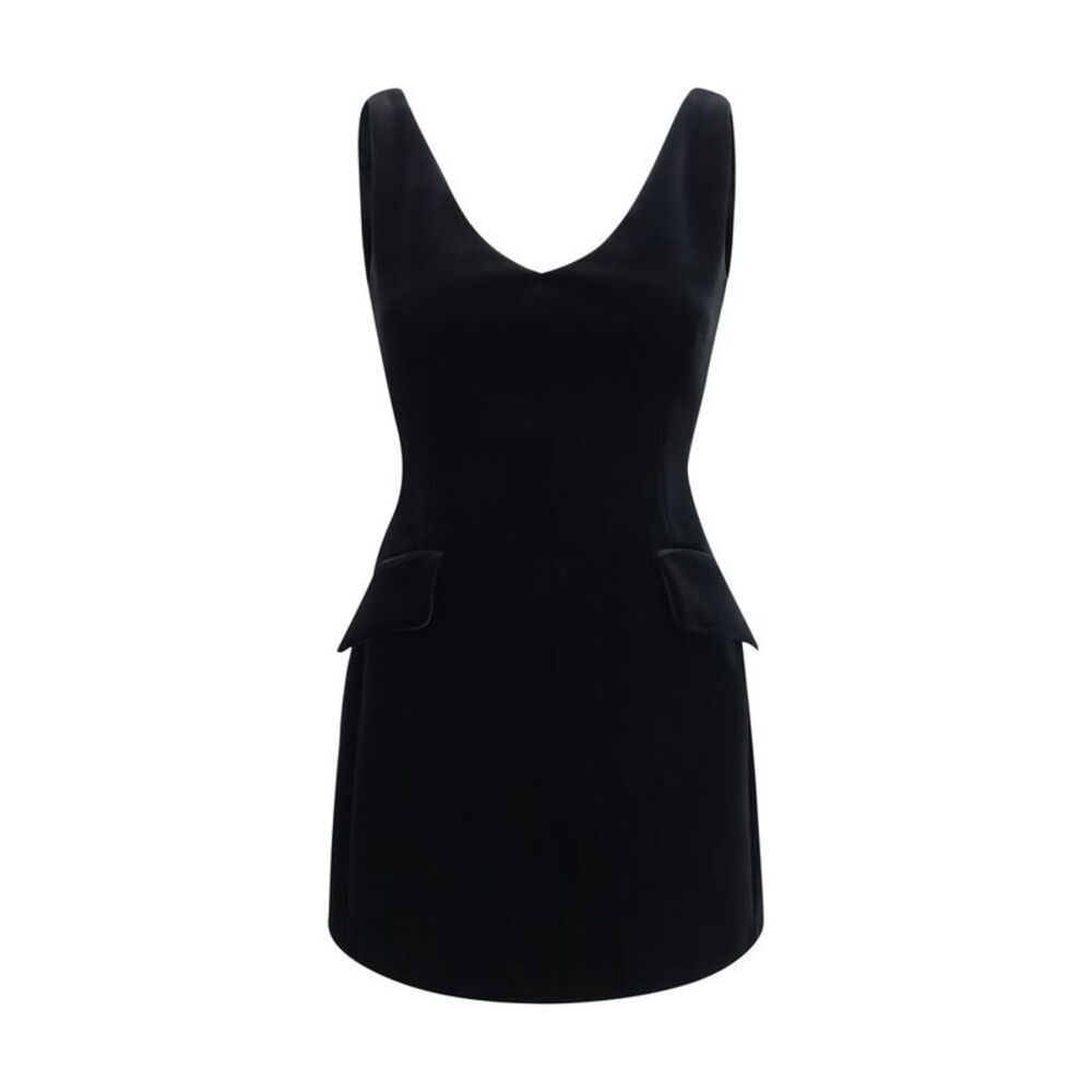 Max Mara Black Polyester Casual Women's Dress